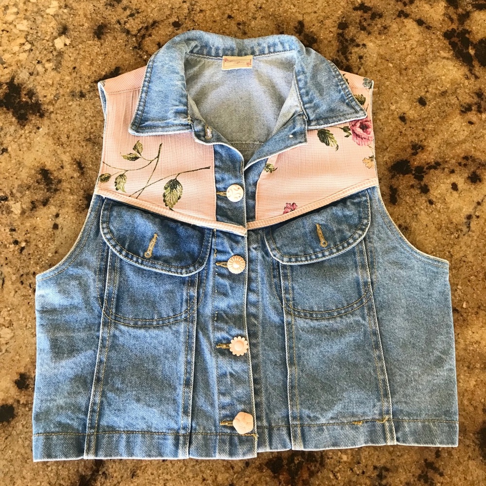 Vintage Romeo Romeo Denim Vest Size Small